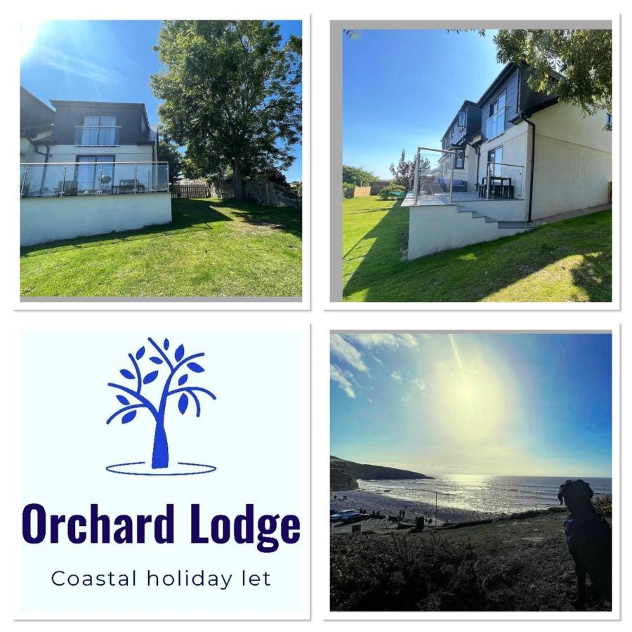 Orchard Lodge -Coastal Retreat, New Build, Village Views, Private Garden And Terrace Saint Brides Major Bagian luar foto